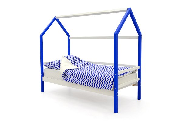 Детская кровать-домик Svogen цвет сине-белый (Бельмарко)